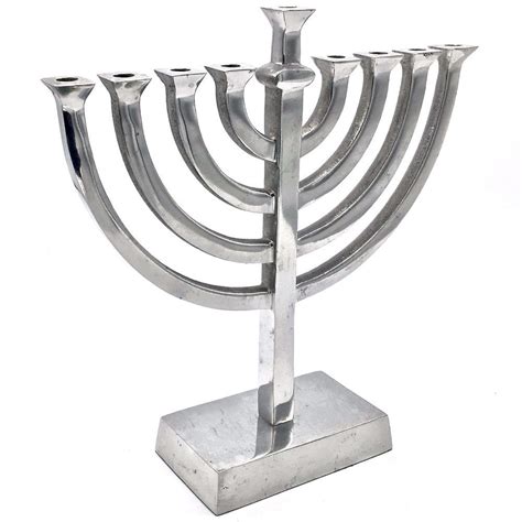 heavy stainless steel menorah in box see photo|The 10 Best Modern Menorahs for Hanukkah .